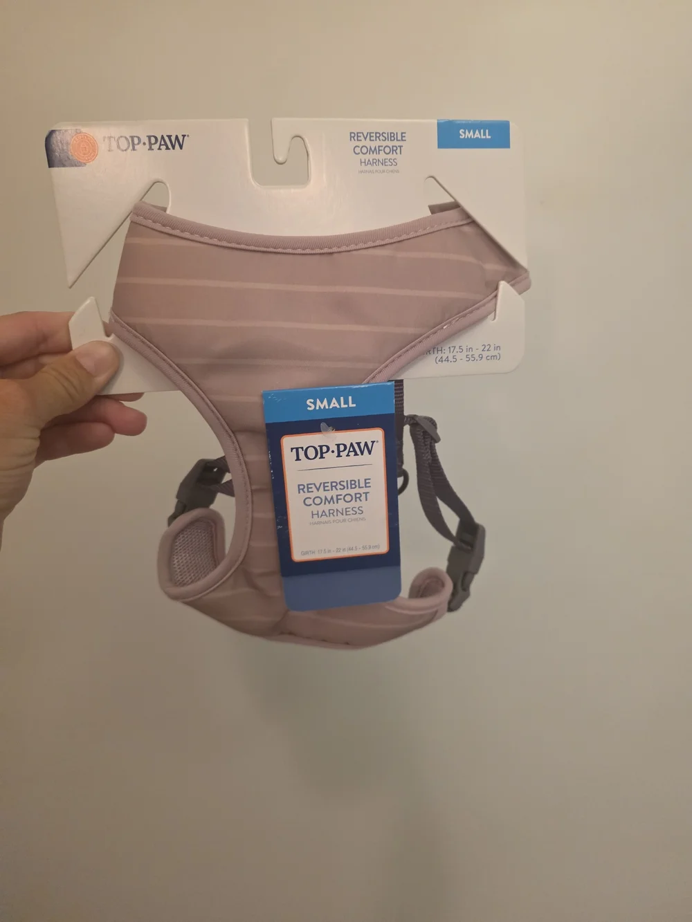 Top Paw Reversible Comfort Dog Harness in Light Purple